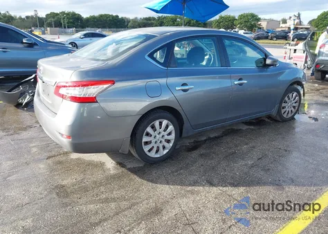 2015 Nissan Sentra S из США, поврежденный, VIN 3N1AB7AP8FY381746